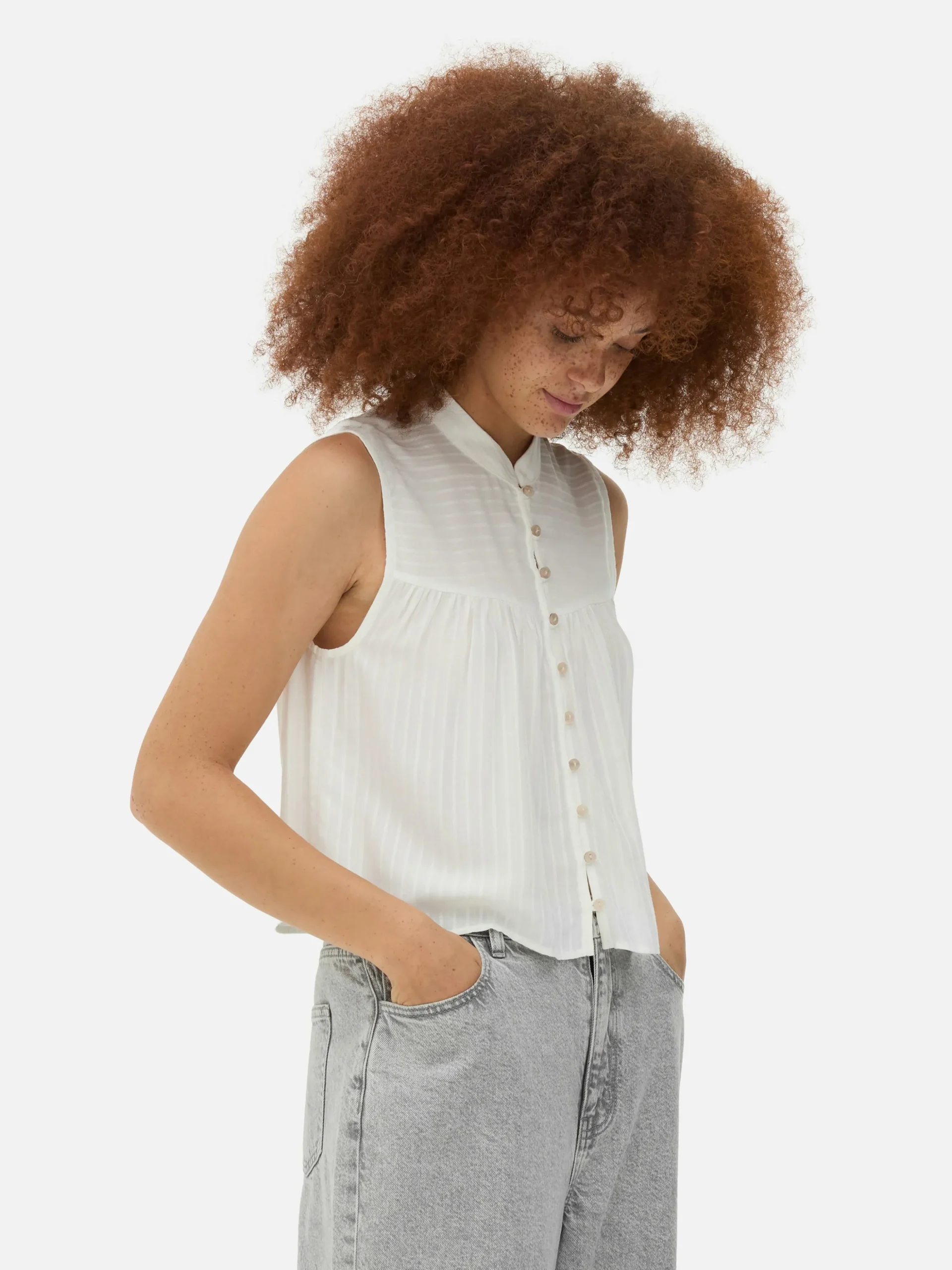 Blusa Con Flores Estilo Campiña
