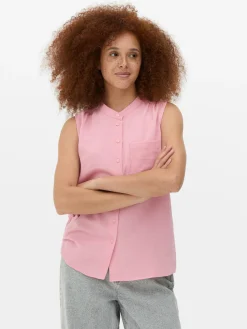 Blusa Tipo Túnica Sin Mangas