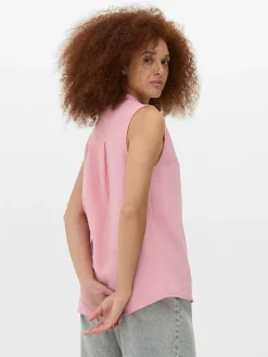 Blusa Tipo Túnica Sin Mangas