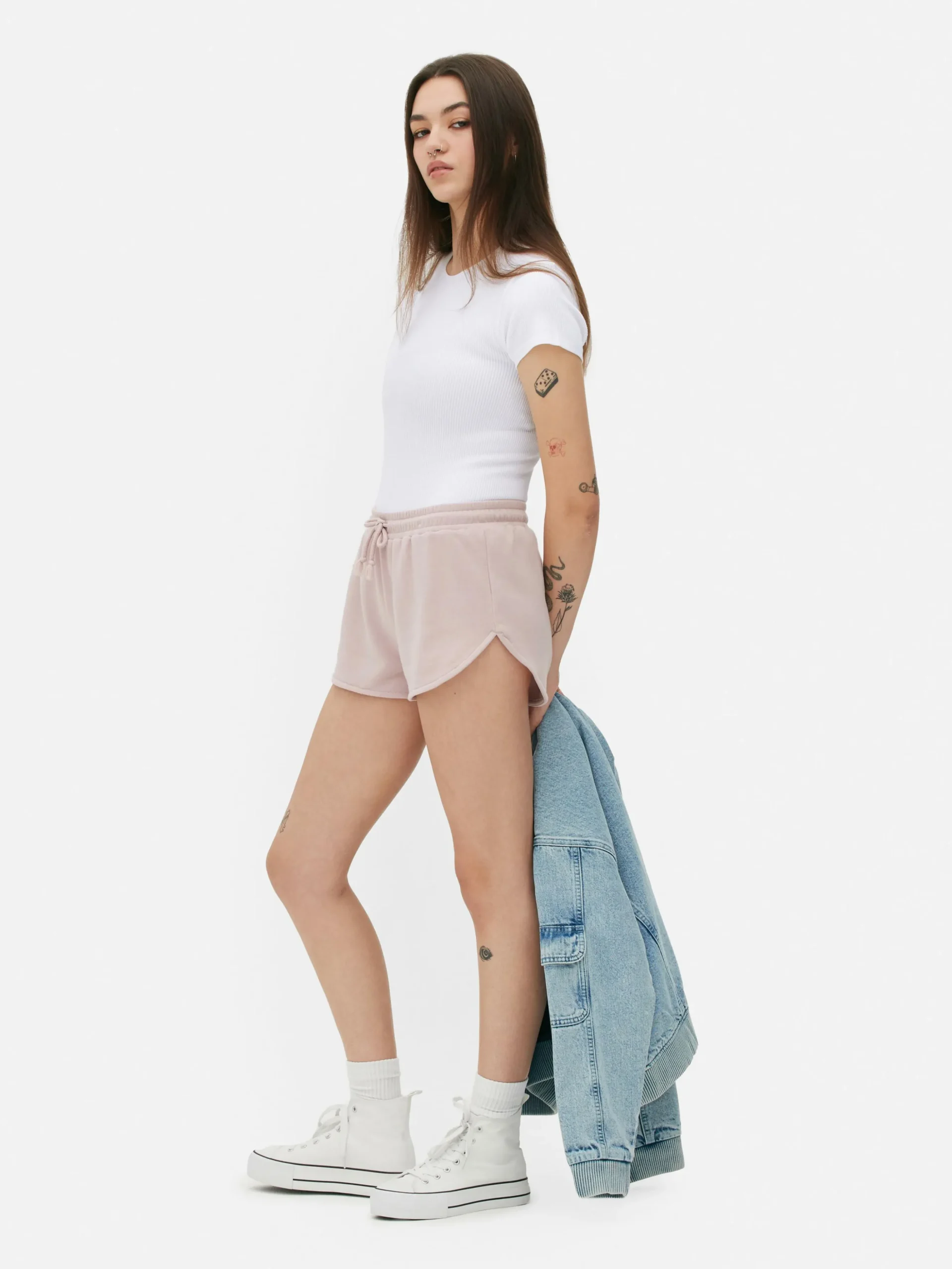 Body Estilo Camiseta Acanalado Sin Costuras