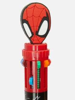 Bolígrafo De Diez Colores De Spiderman De Marvel