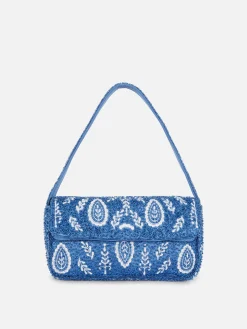 Bolso De Hombro Con Cuentas