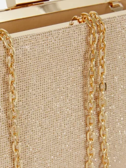 Bolso De Mano Con Purpurina