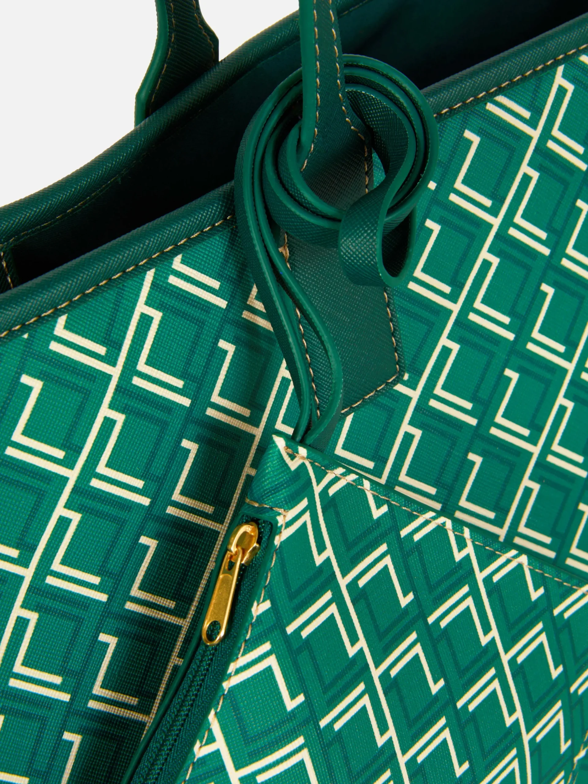 Bolso Shopper Grande Con Monograma