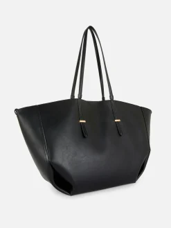 Bolso Shopper Grande De Piel Sintética De The Edit