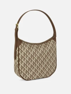 Bolso Shopper Holgado Con Monograma