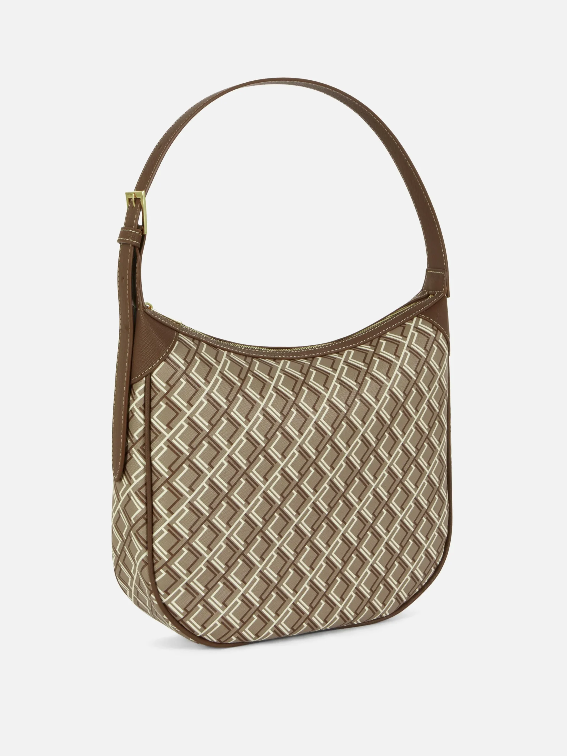 Bolso Shopper Holgado Con Monograma
