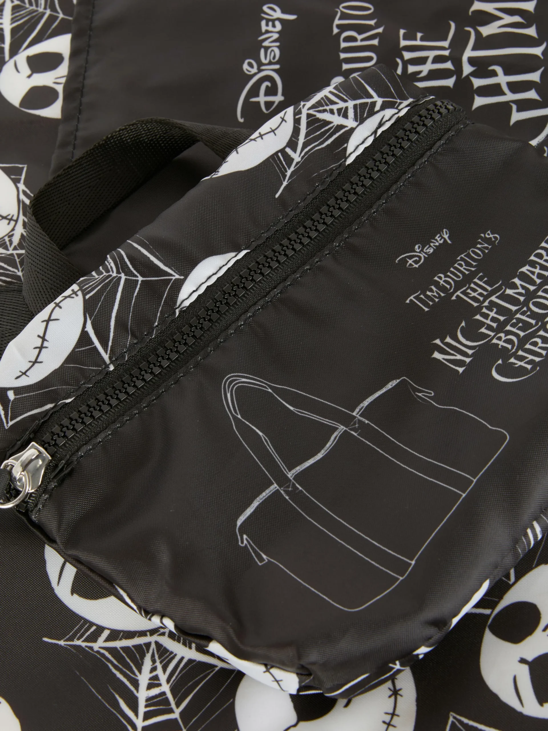 Bolso Shopper Plegable De Pesadilla Antes De Navidad