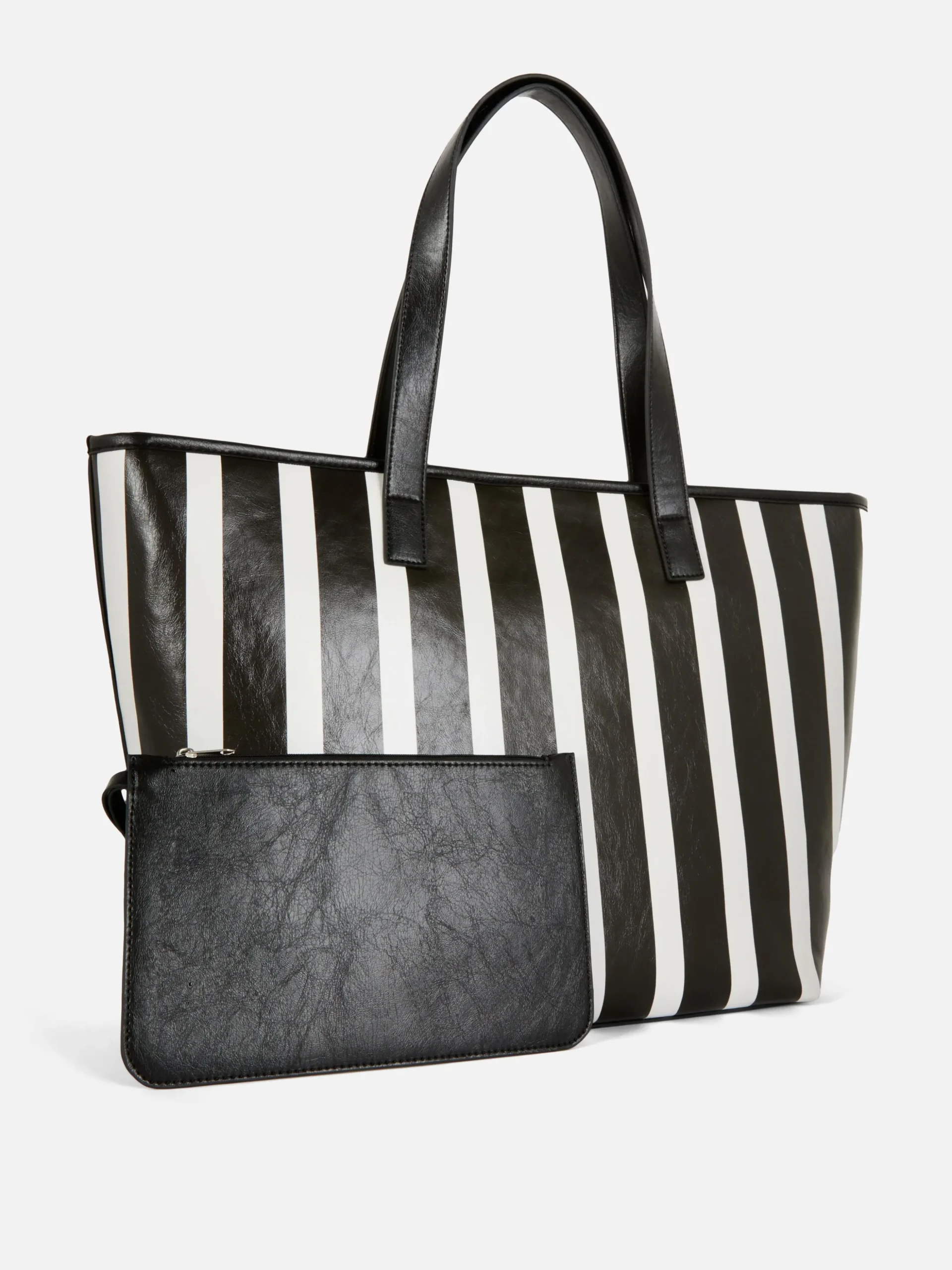 Bolso Tote A Rayas