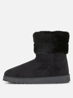 Botas Con Forro De Pelo Sintético