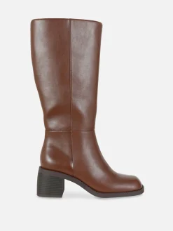 Botas De Tacón Hasta La Rodilla
