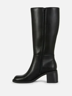 Botas De Tacón Hasta La Rodilla