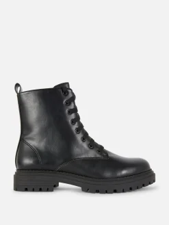 Botas Moteras Con Cordones