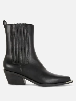 Botas Vaqueras De Piel Sintética