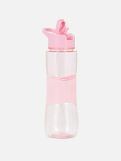 Botella De Agua Con Pajita Incorporada