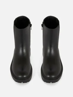 Botines Chelsea De Puntera Redonda