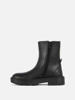 Botines Chelsea De Puntera Redonda