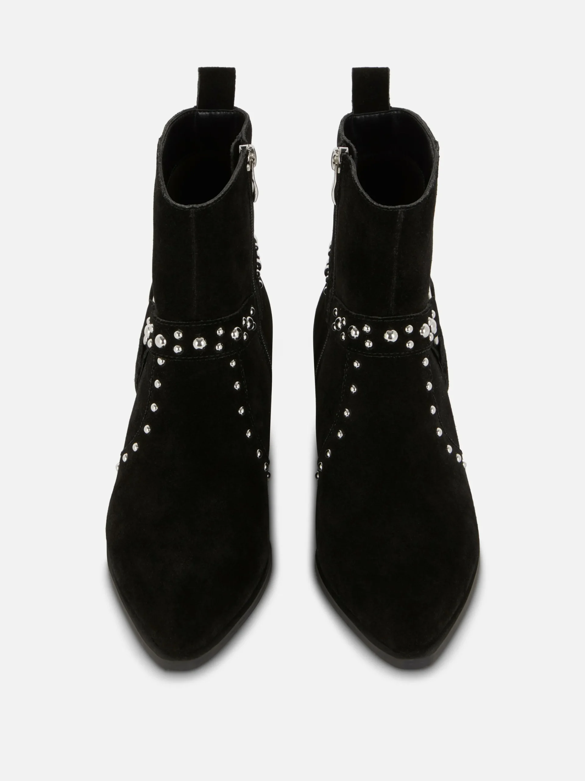 Botines De Antelina Con Tachuelas De Rita Ora