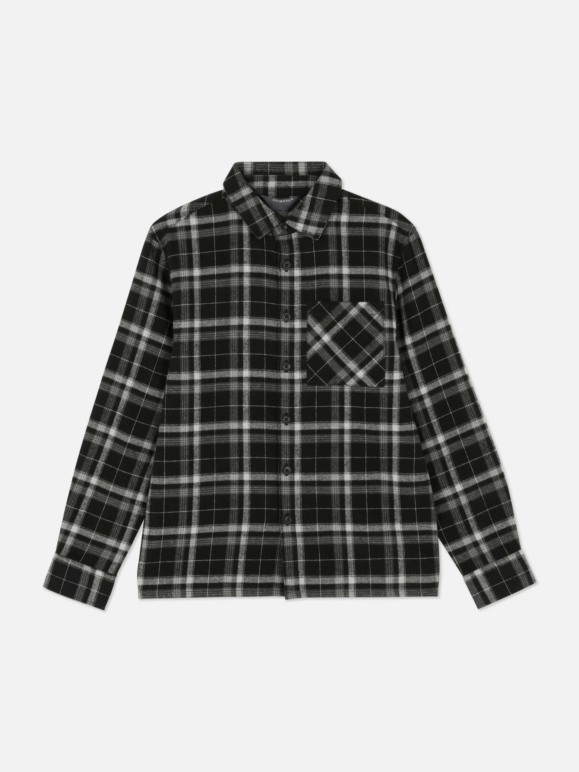 Camisa A Cuadros Con Botones