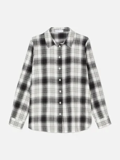 Camisa A Cuadros Con Botones