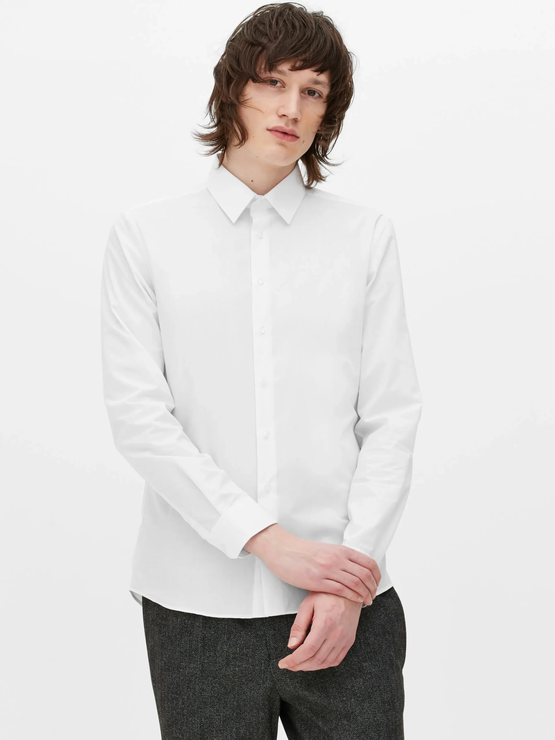 Camisa De Algodón Entallada