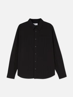 Camisa De Jacquard Con Manga Larga