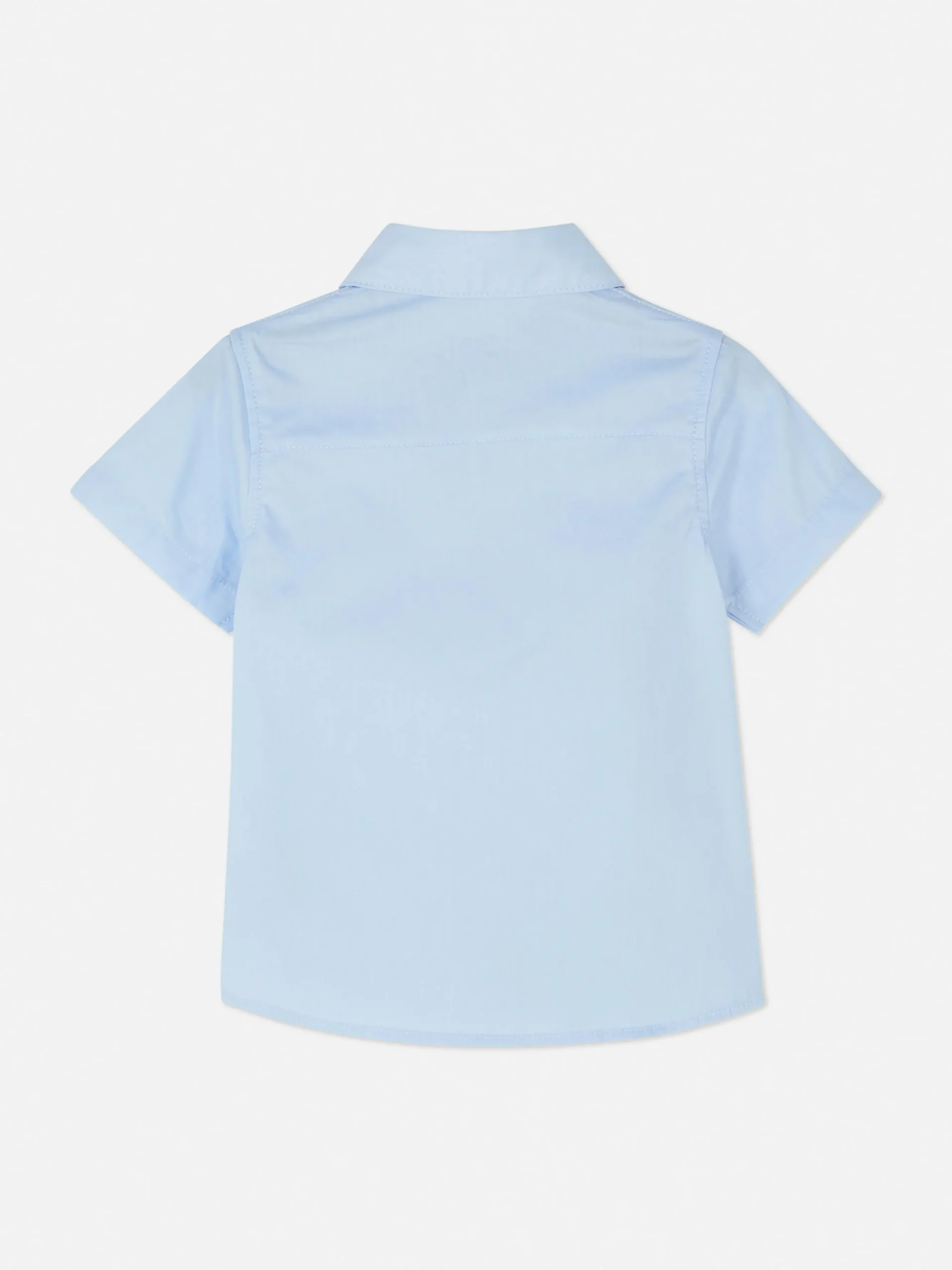 Camisa De Manga Corta De Popelina