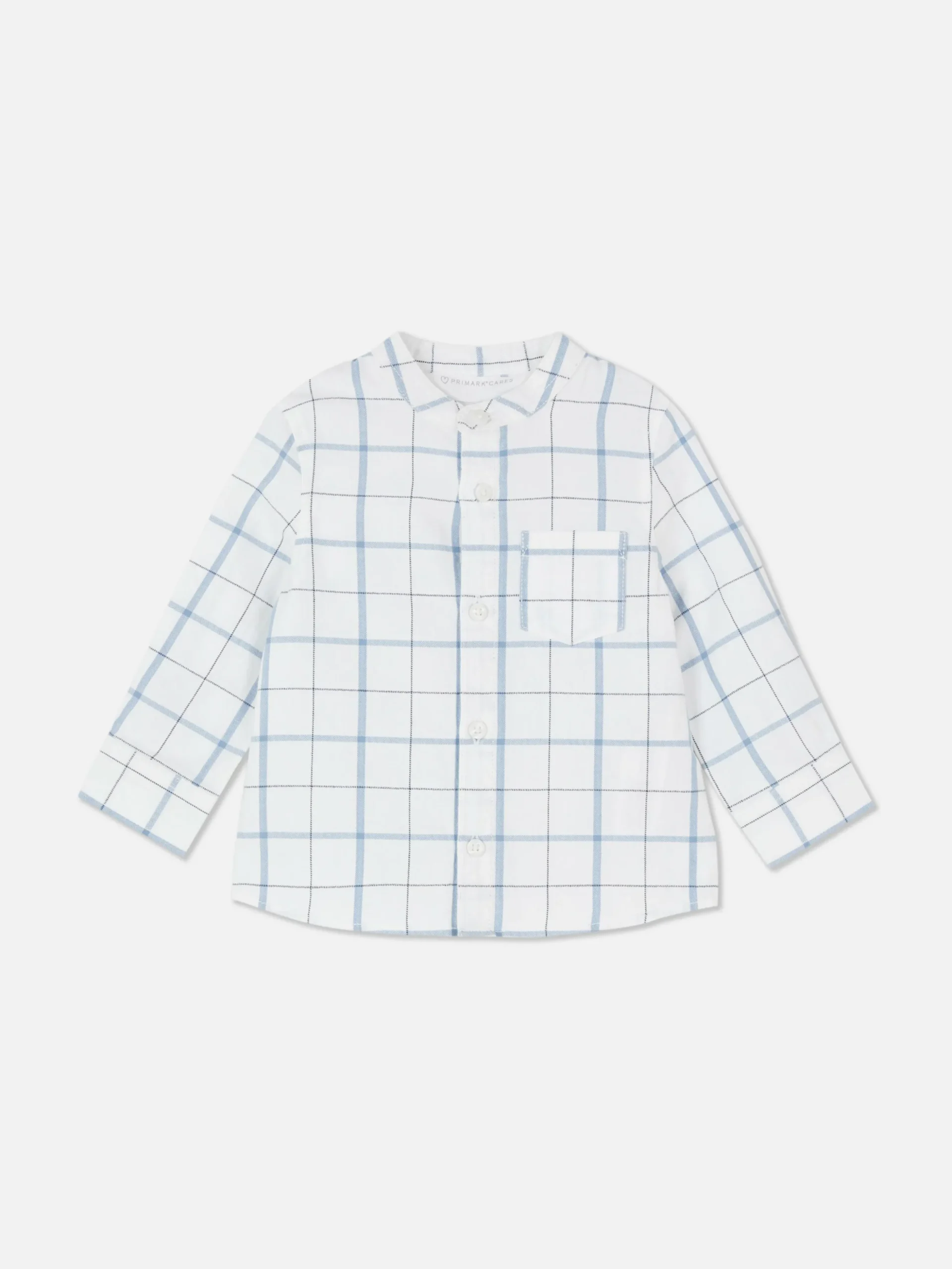 Camisa De Manga Larga A Cuadros