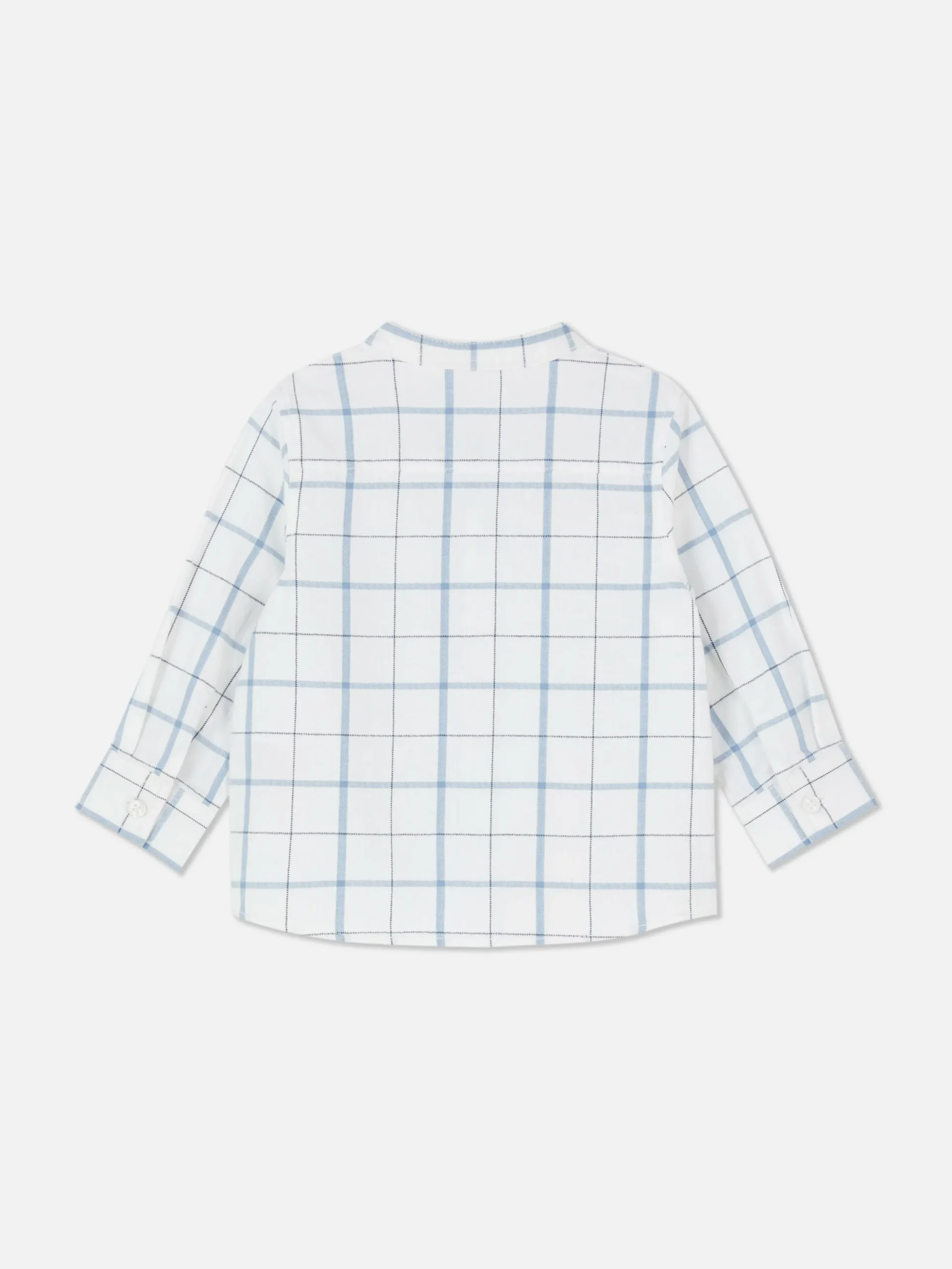 Camisa De Manga Larga A Cuadros