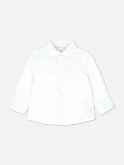 Camisa De Popelina De Manga Larga