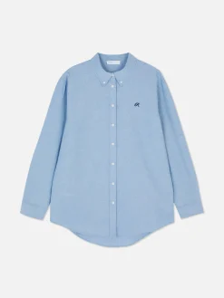 Camisa Oxford Abotonada De Rita Ora