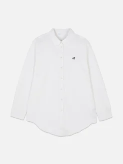 Camisa Oxford Abotonada De Rita Ora