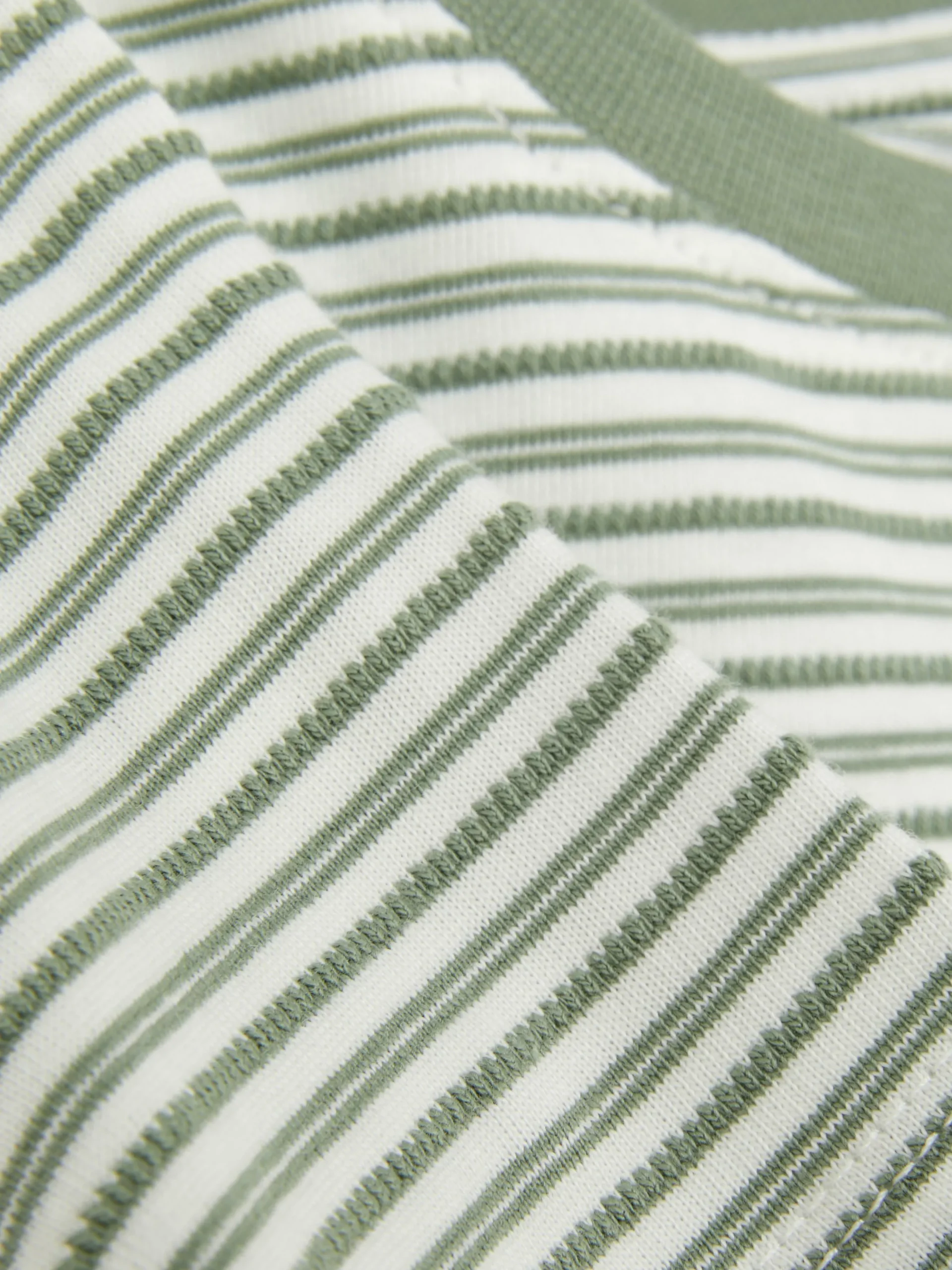 Camiseta A Rayas En Jacquard Para Niño Pequeño