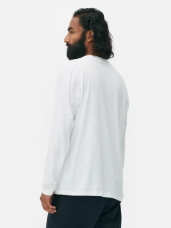 Camiseta Básica De Manga Larga