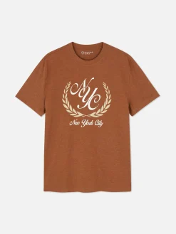 Camiseta Con Escudo De «New York City»