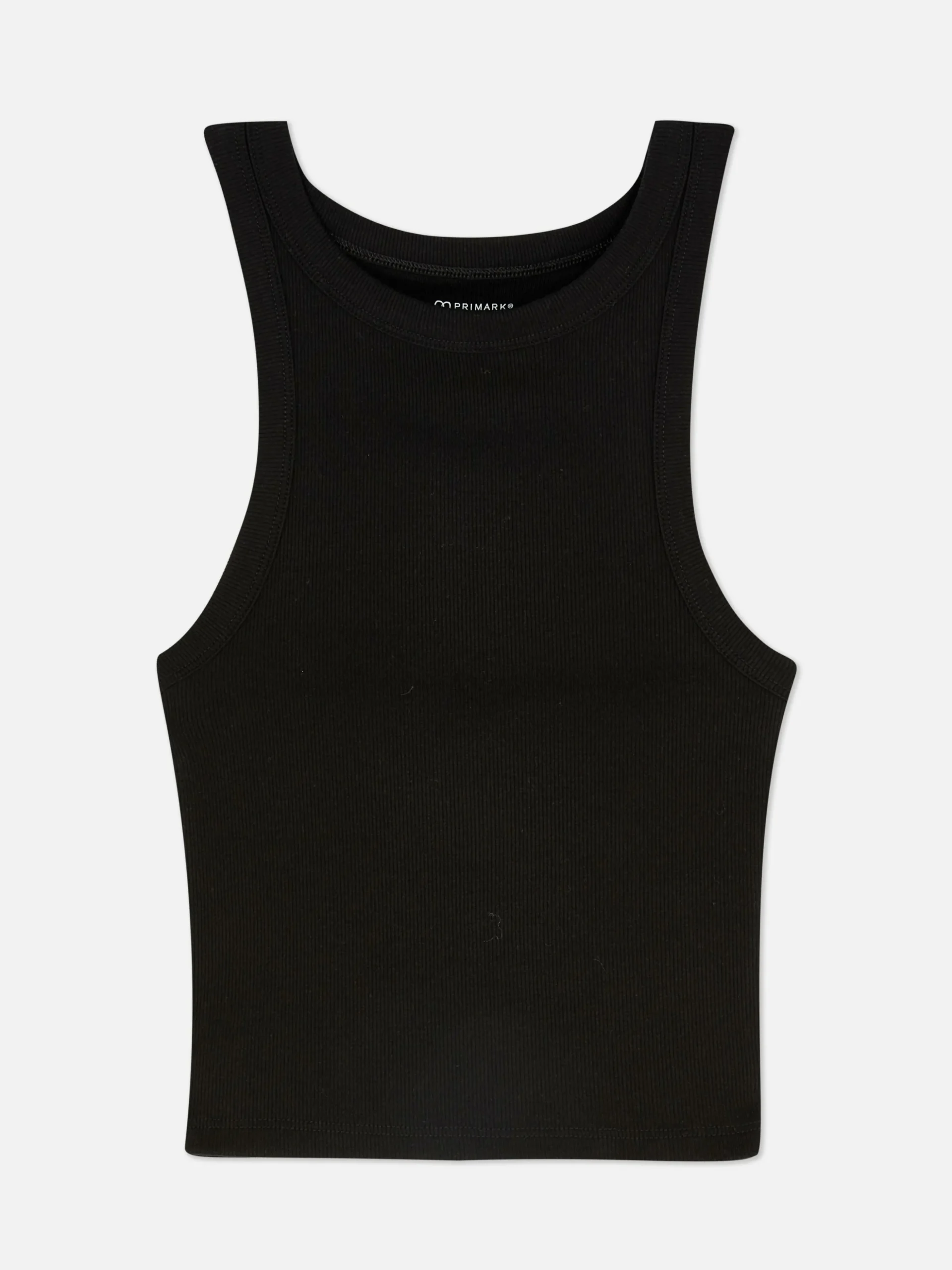 Camiseta Con Espalda De Nadadora Acanalada