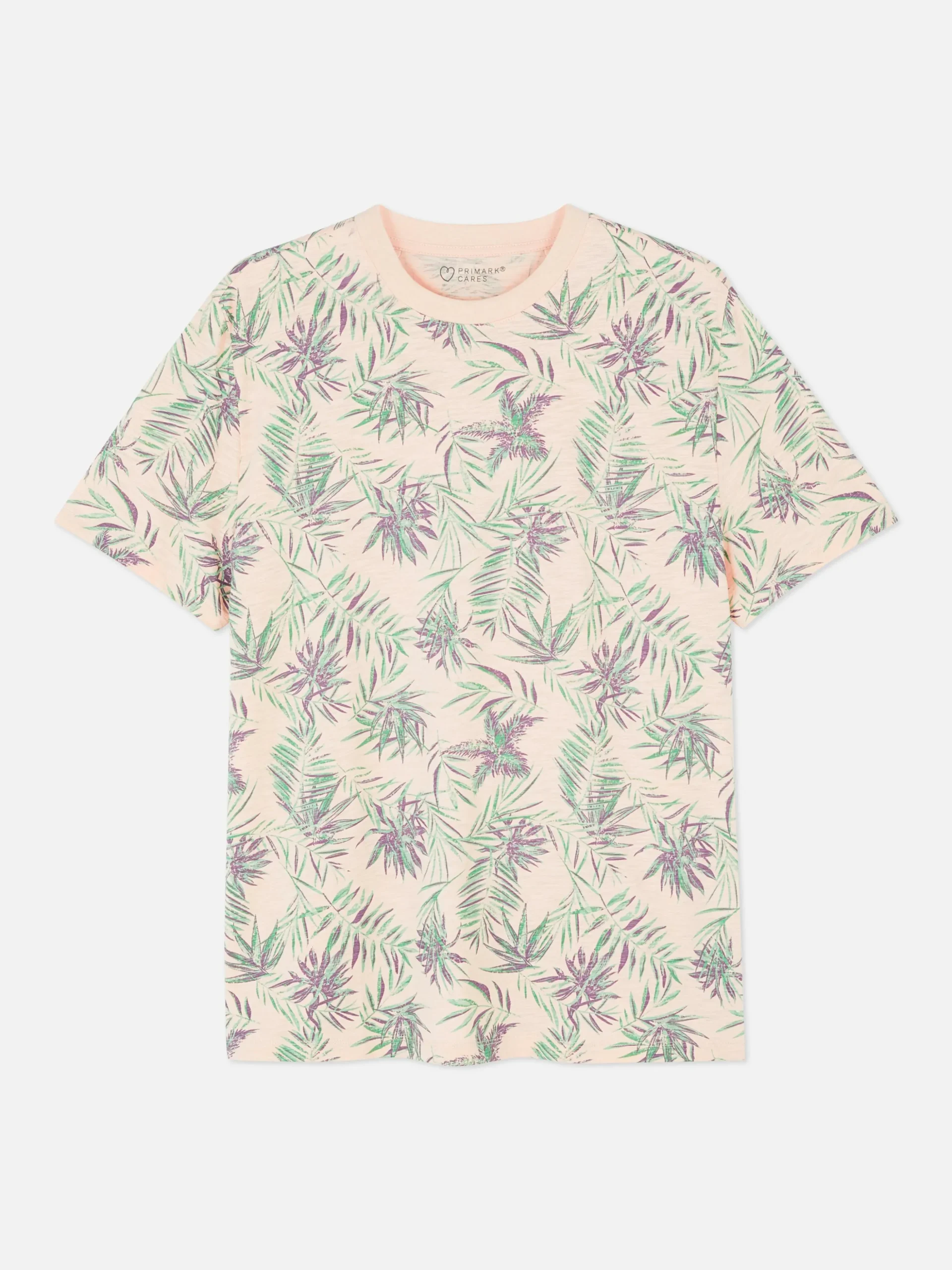Camiseta Con Estampado Botánico Integral