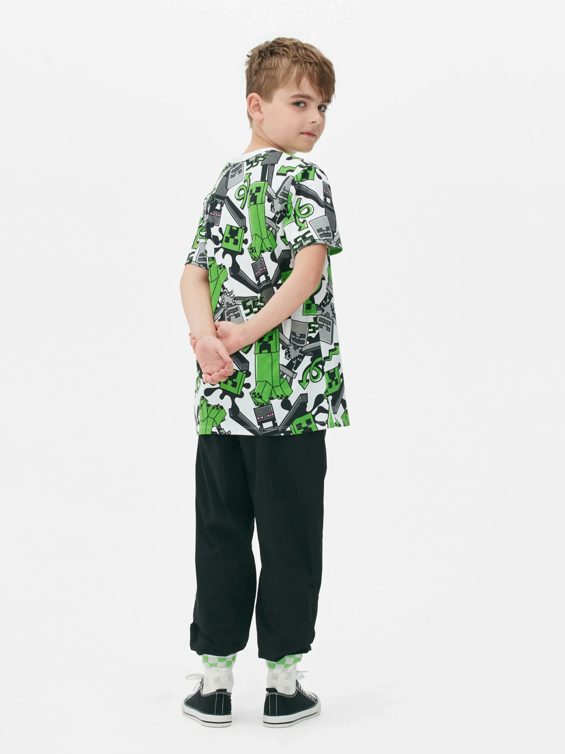 Camiseta Con Estampado De Creeper De Minecraft
