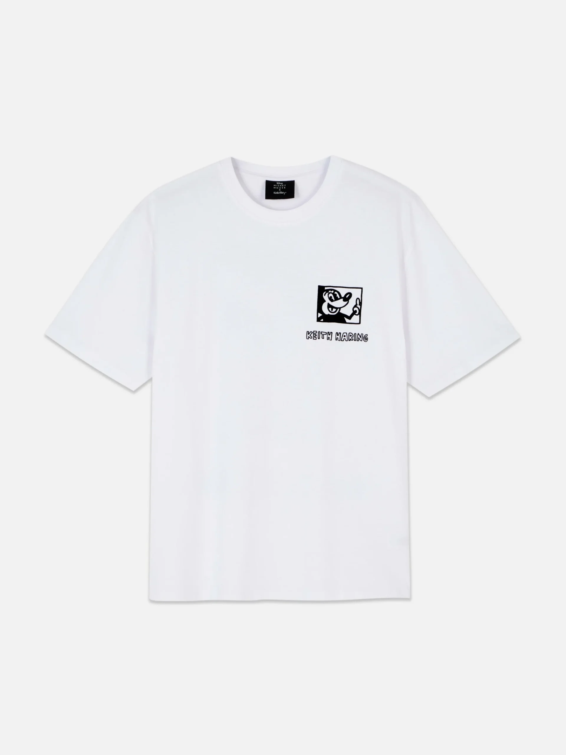 Camiseta Con Estampado De Disney X Keith Haring