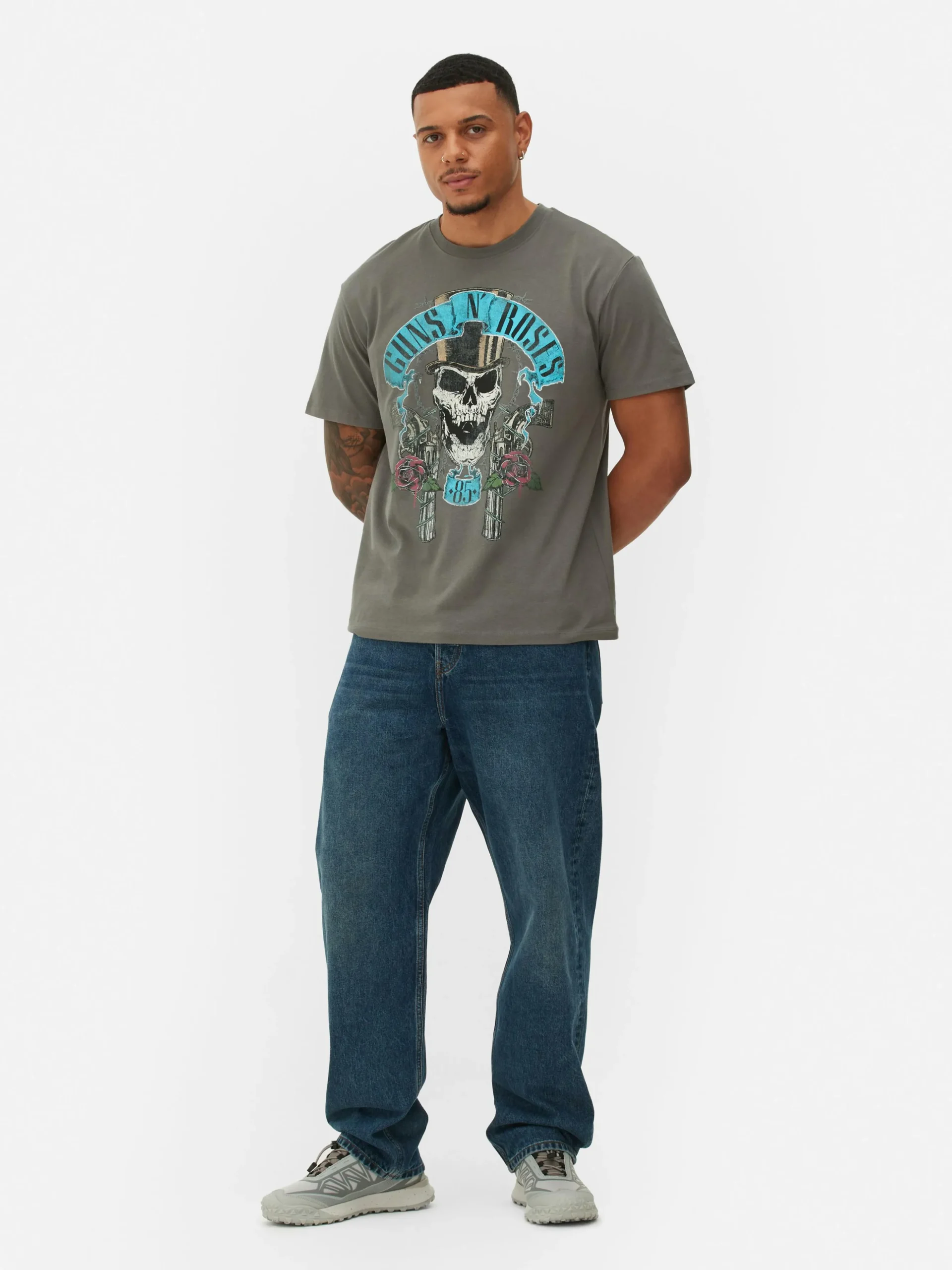 Camiseta Con Estampado Gráfico De Guns N' Roses