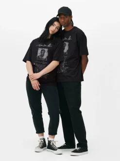 Camiseta Con Estampado Gráfico De 2Pac
