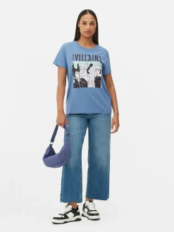 Camiseta Con Estampado Gráfico De Los Villanos De Disney
