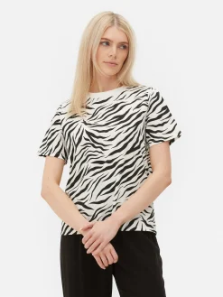 Camiseta Con Estampado Integral
