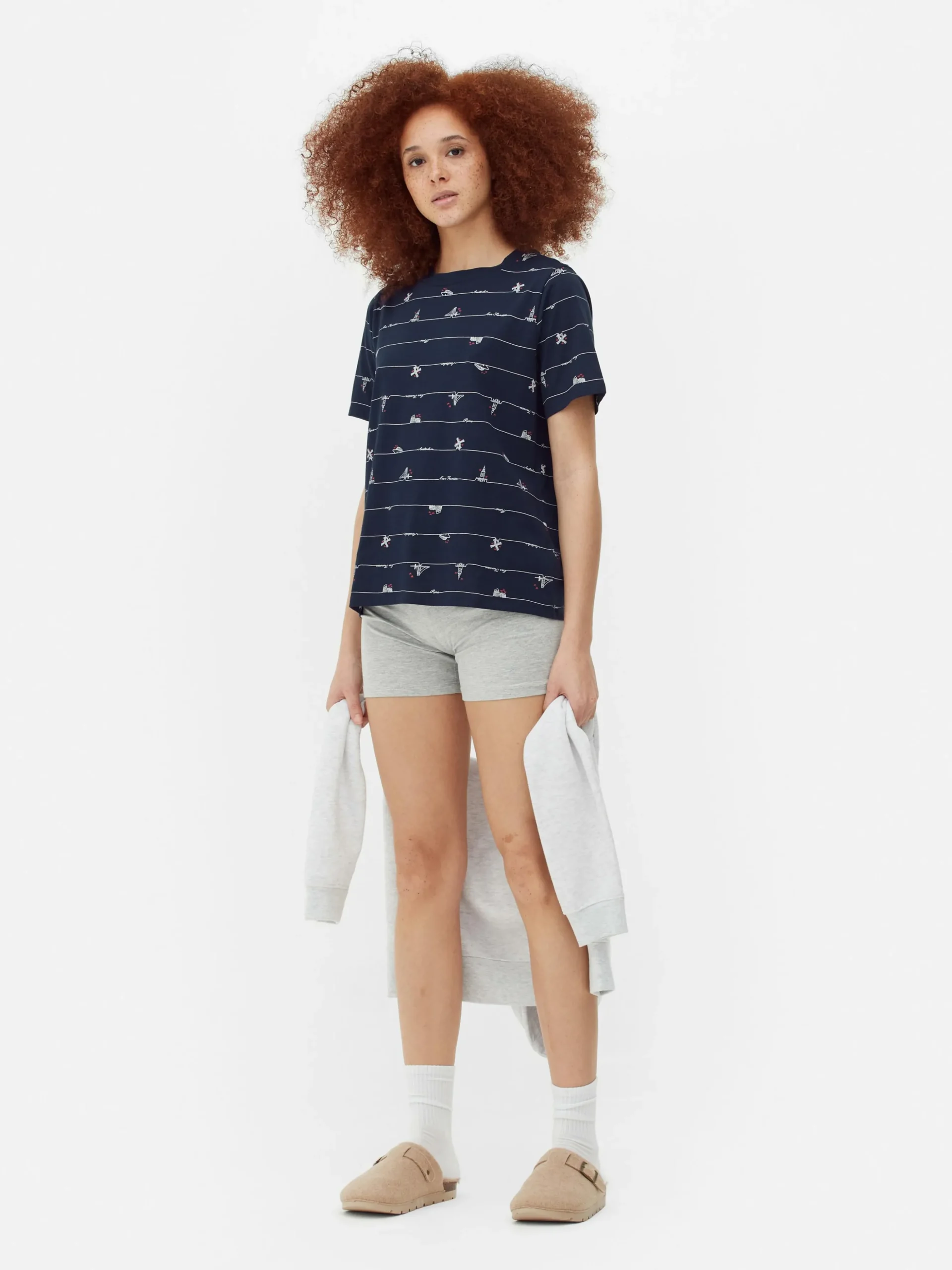 Camiseta Con Estampado Integral