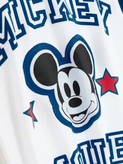 Camiseta Con Ribete De Mickey Mouse De Disney
