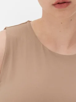 Camiseta Corta Y Sin Mangas Con Espalda Nadadora