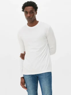 Camiseta De Algodón De Manga Larga