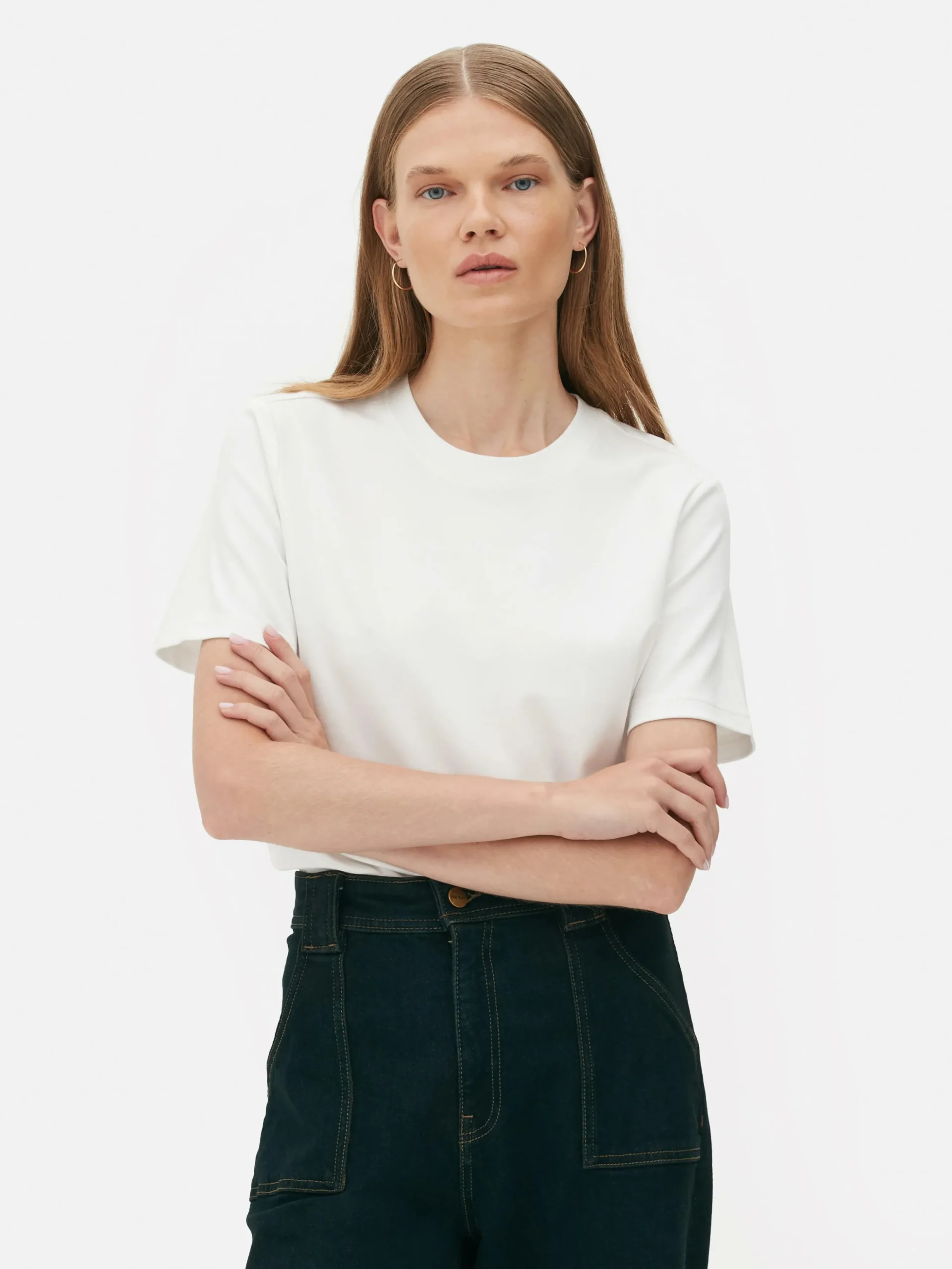 Camiseta De Cuello Redondo De The Edit