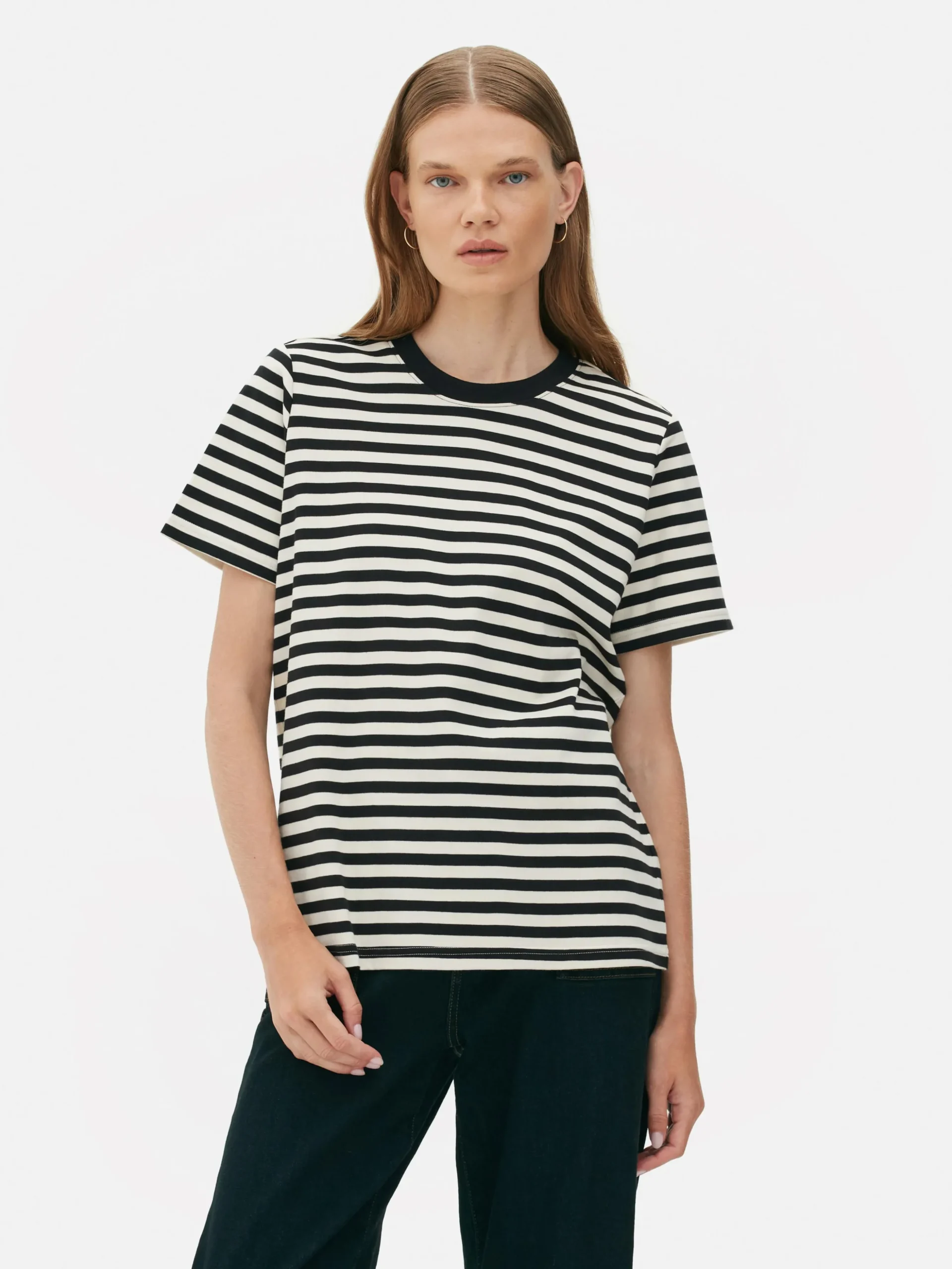 Camiseta De Cuello Redondo De The Edit