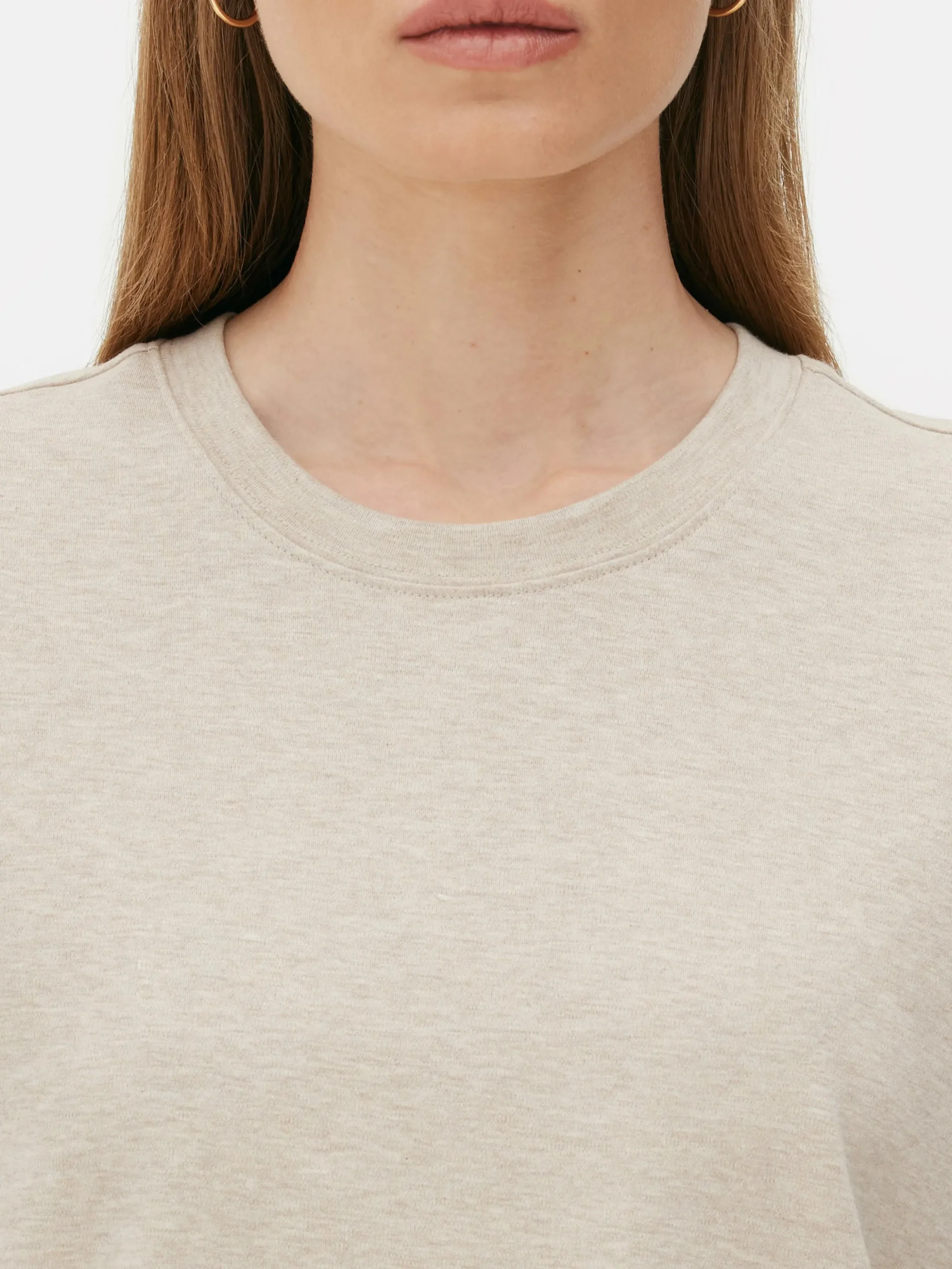 Camiseta De Cuello Redondo De The Edit